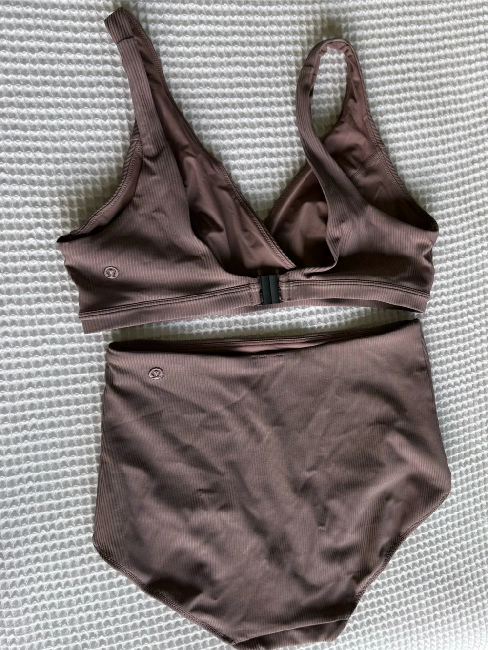 lululemon ribbed mauve bikini